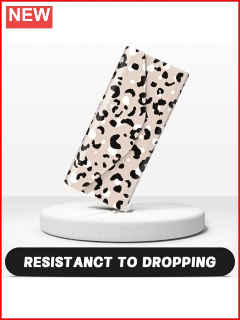 Foldable Sunglasses Case Magnetic Hard Shell PU Leather
